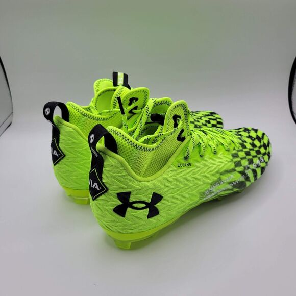 Under Armour Football Cleats Mens 12 Green Spotlight Clone MC LE 3026336-300 - Picture 2 of 16